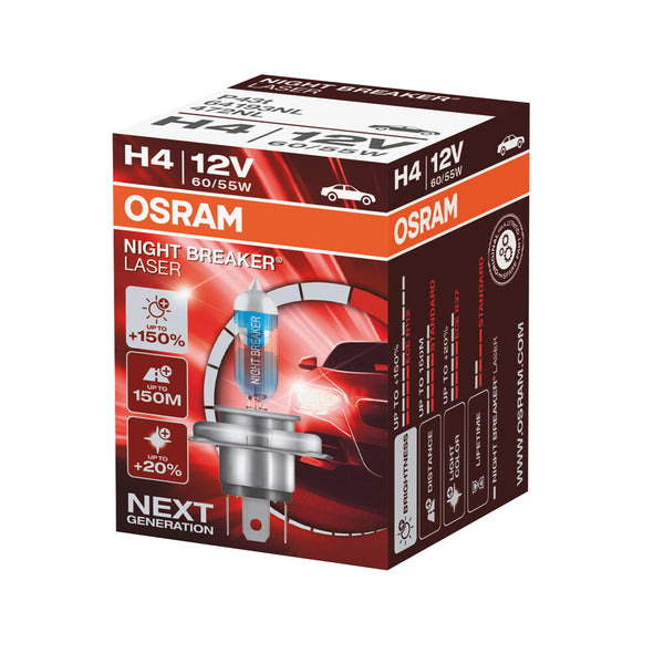 Lampadina Laser OSRAM - Night Breaker - H4 - 60/55W - 12V