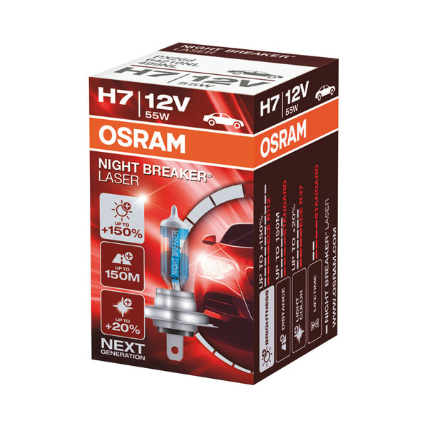 Lampadina Laser OSRAM - Night Breaker - H7 - 55W - 12V