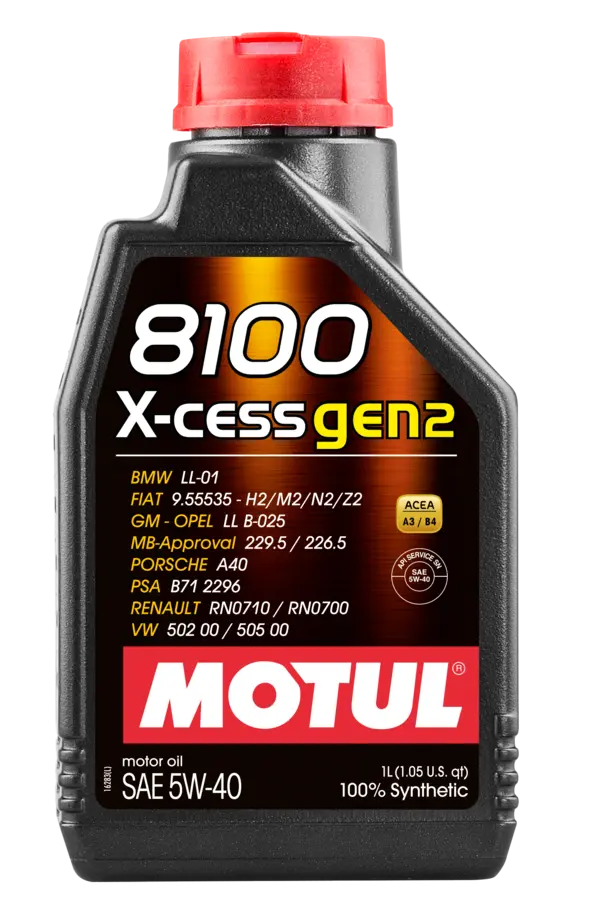 Olio Motore - MOTUL 8100 X-CESS GEN2 5W-40 - 1/5 Litri