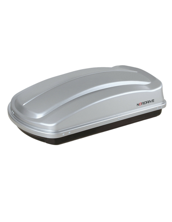 Box Tetto Auto in ABS, 330 litri - Grigio goffrato